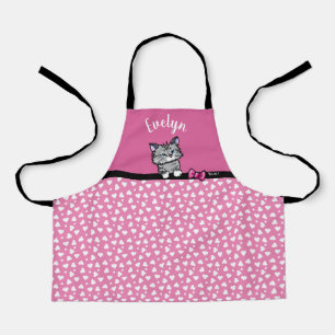 Delantal Apron de KiniArt Kitten todo sobre el chico de imp