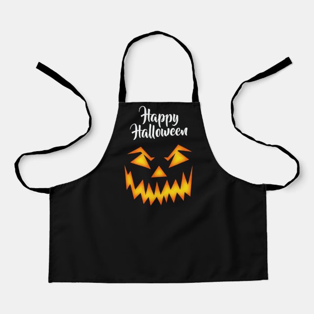 Delantal Apron de la Calabaza de Halloween (Anverso)