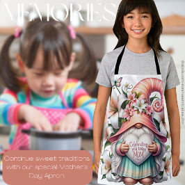 Delantal Apron de la celebración del Día de la Madre