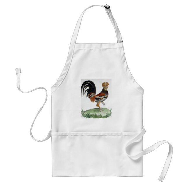 Delantal Apron de la cocina de gallo (Frente)