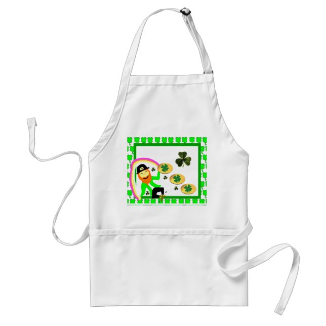 Delantal Apron de la Cocina del Día de San Patricio (Frente)