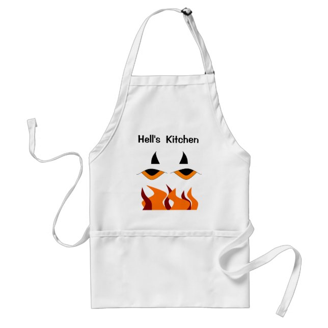 Delantal Apron de la cocina del infierno (Frente)