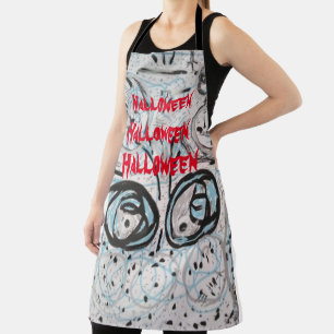 Delantal Apron de la colección de arte de Halloween