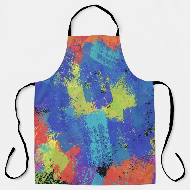 Delantal Apron de la explosión de pintura (Anverso)