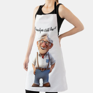 Delantal ¡Apron de la firma del abuelo de 🎉! 🎉
