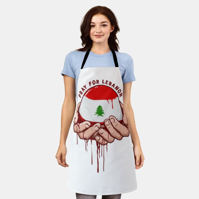 Delantal Apron de la oración del Líbano (Gastado)