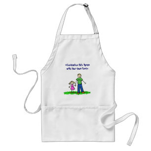 Delantal Apron de la pequeña chica de papá (rubio)
