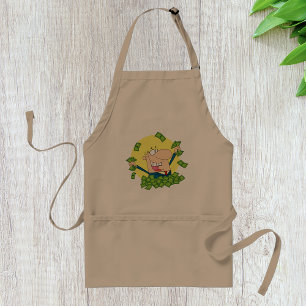 Delantal Apron de la pirámide de dinero