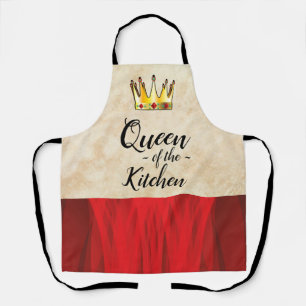 Delantal Apron De La Reina De La Cocina