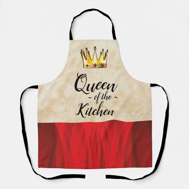 Delantal Apron De La Reina De La Cocina (Anverso)