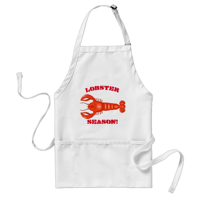 Delantal Apron de langosta (Personalizable) (Frente)