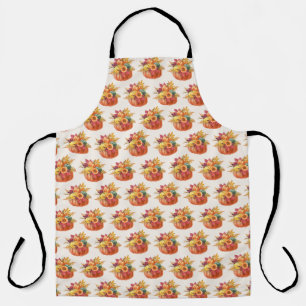 Delantal Apron de las calabazas de Acción de Gracias