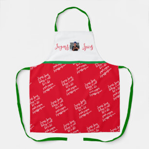 Delantal Apron de las especias del azúcar