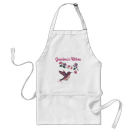 Delantal Apron de las mujeres de Hummingbird