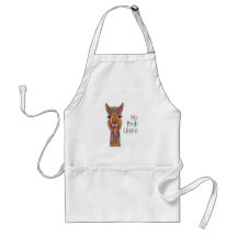 Apron de Llama Cuta y Colorida