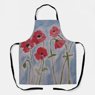 Delantal Apron de los lapiceros rojos salvajes