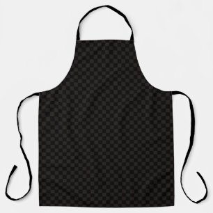 Delantal Apron de lujo marrón/negro