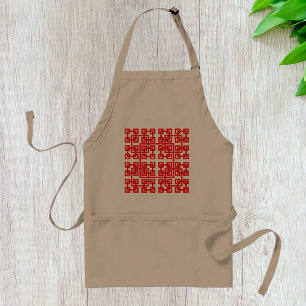 Delantal Apron de malla cuadrada