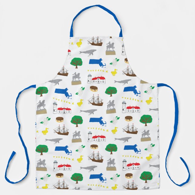 Delantal Aprón de Massachusetts (Anverso)