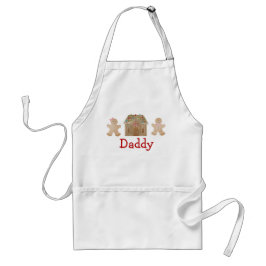 Delantal Apron de Mens Gingerbread, Apron Adulto
