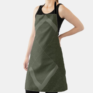 Delantal Apron de mezs con sobreposición de diamante