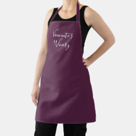 Delantal Apron de negocio Personalizado personalizado púrpu