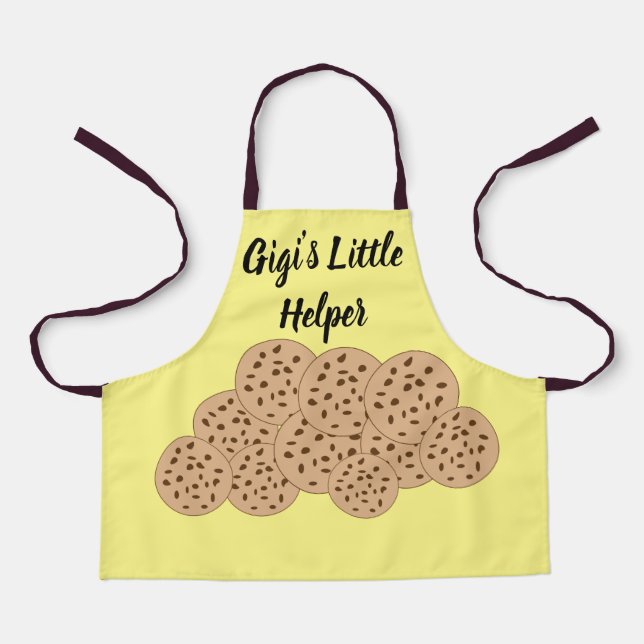 Delantal Apron de niños pequeños ayudantes de Gigi (Persona (Anverso)