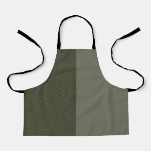 Delantal Apron de niños verdes Moss de dos tonos - Personal
