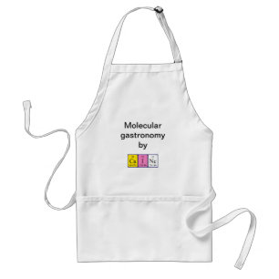 Delantal Apron de nombre de tabla periódica Caine