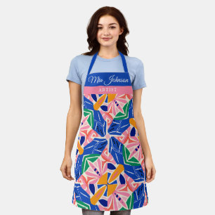 Delantal Apron de nombre personalizado de bienvenida de col