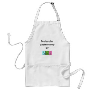 Delantal Apron de nombres de tabla periódica pagano