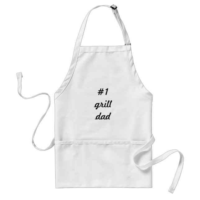 Delantal apron de papá parrilla #1 (Frente)