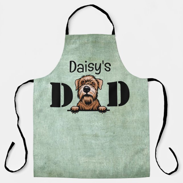 Delantal Apron de papá personalizado del suelo de las rueda (Anverso)