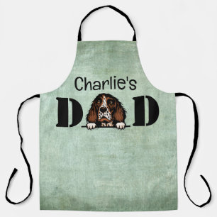 Delantal Apron de papá personalizado español de la primaver