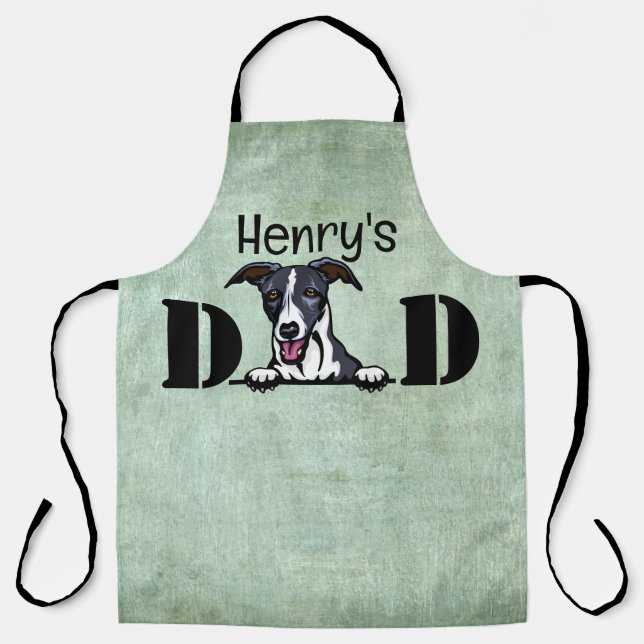 Delantal Apron de papá personalizado para la búsqueda de Wh (Anverso)