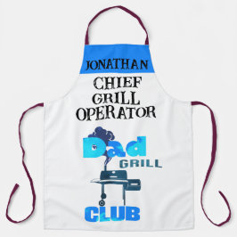 Delantal Apron de parrilladas de hombres personalizados par
