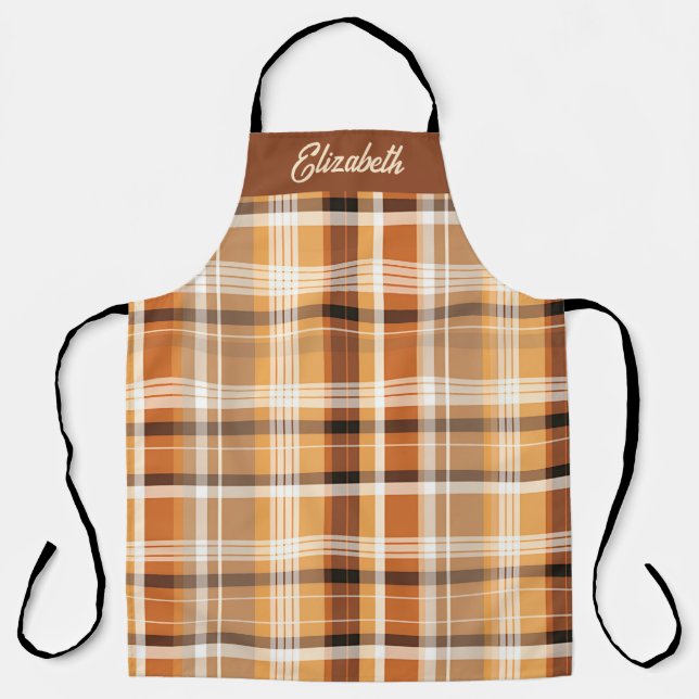 Delantal Apron de patrón de estampado de temporada de otoño (Anverso)