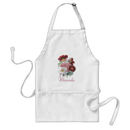 Delantal Apron de Peonies Personalizados