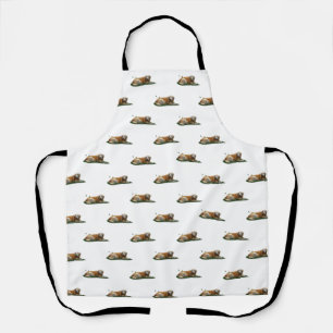 Delantal Apron de perro de raza mixta de labrador amarillo