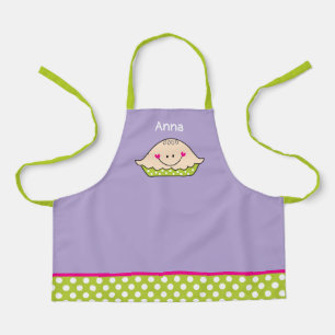 Delantal Apron de Pie Feliz Personalizado para chicas