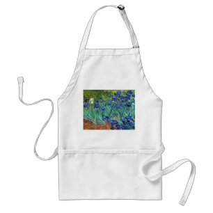 Delantal Apron de pintura de Irises Vincent van Gogh