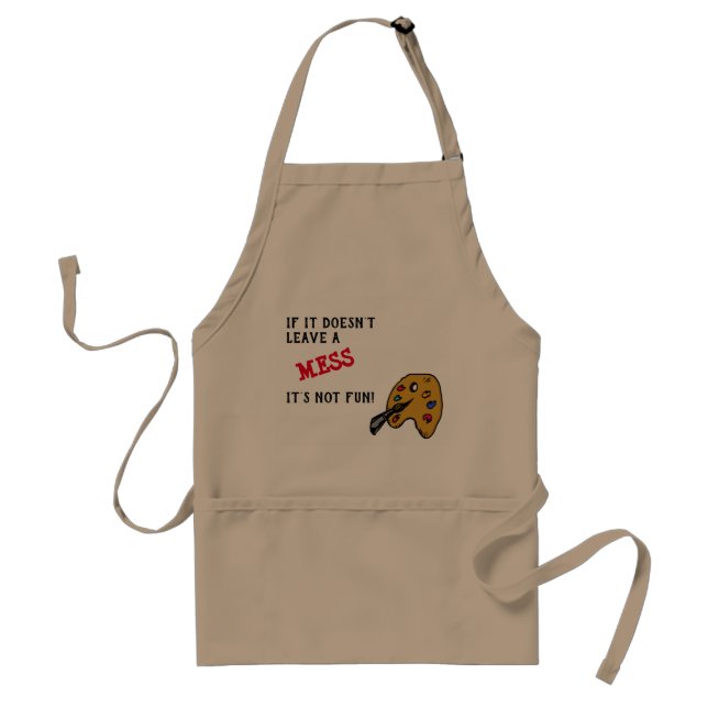 Delantal apron de pintura para niños (Frente)