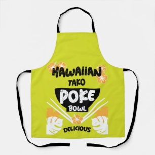 Delantal Apron de Poke Bowl Tako
