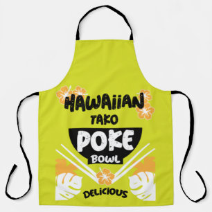 Delantal Apron de Poke Bowl Tako