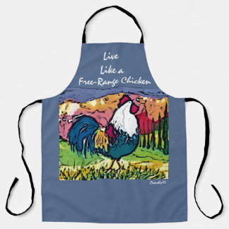 Delantal Apron de pollo de campo libre
