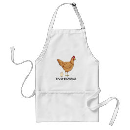 Delantal Apron de pollo humorístico