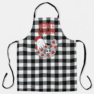 Delantal Apron de pollo personalizado con corazón