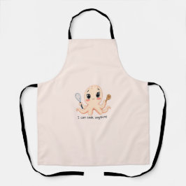 Delantal Apron de pulpo lindo - Puedo cocinar cualquier cos