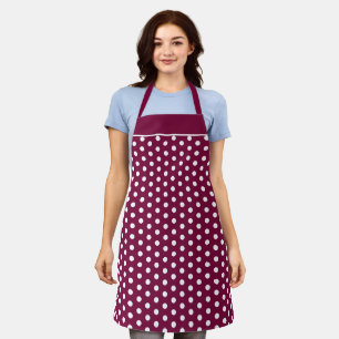 Delantal Ápron de puntos de polka