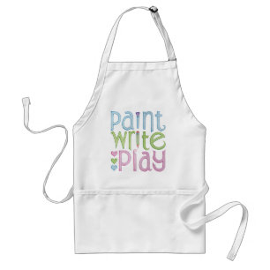 Delantal Apron de reproducción de escritura de pintura
